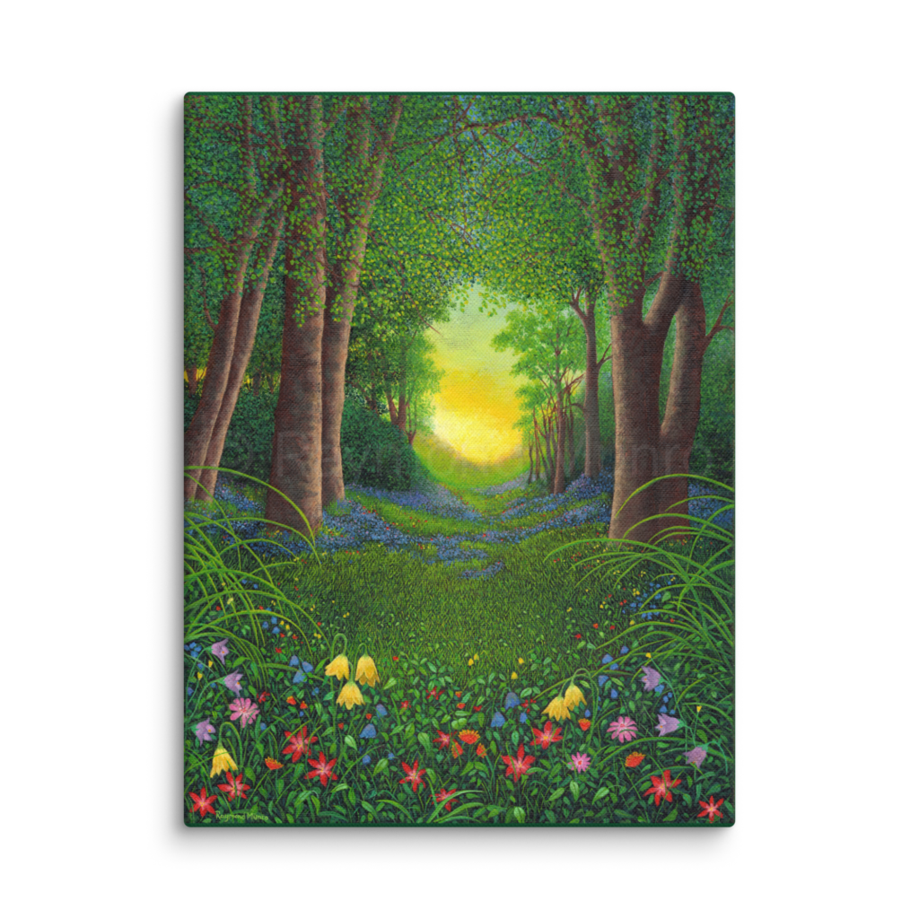 woodland-scene-fine-art-canvas-print-raymond-munro-art